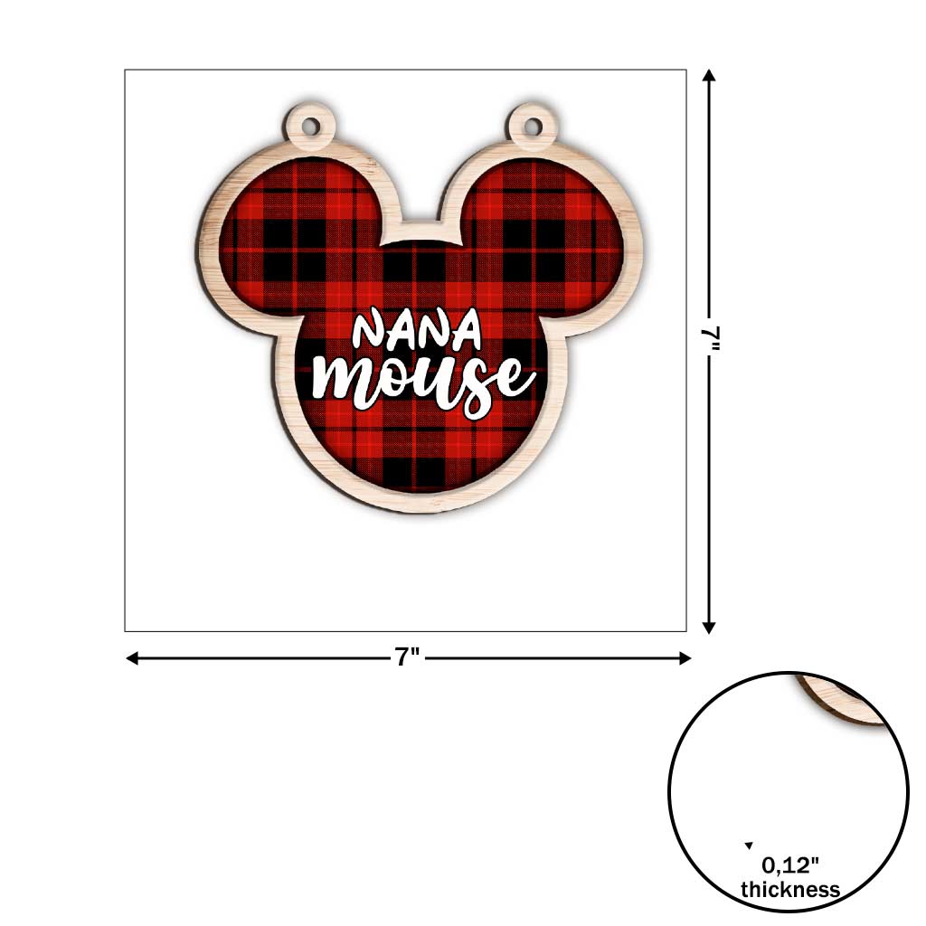 Personalized Nana Mouse Garland for Grandma | Custom Home Decor Garland GradoCreations