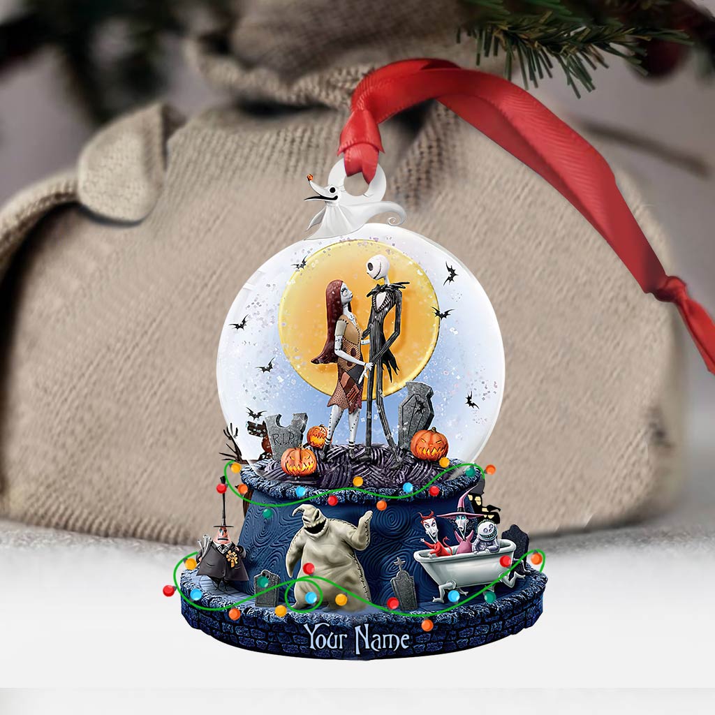 Personalized Nightmare Before Christmas Ornament Custom Name Gift Ornament GradoCreations