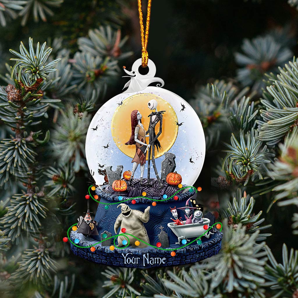 Personalized Nightmare Before Christmas Ornament Custom Name Gift Ornament GradoCreations