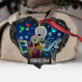 Personalized Nightmare Before Christmas Ornament Custom Name Gift for Couples Ornament GradoCreations