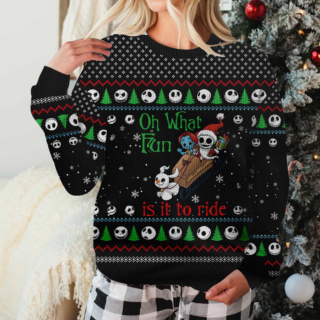Personalized Christmas Nightmare Sweater Custom Design Gift Sweater GradoCreations