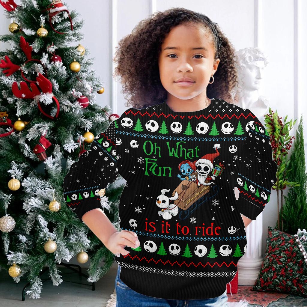 Personalized Christmas Nightmare Sweater Custom Design Gift Sweater GradoCreations