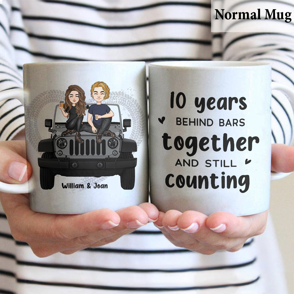 Personalized Couple Car Mug Custom Name 11oz Gift for Anniversary Mug GradoCreations