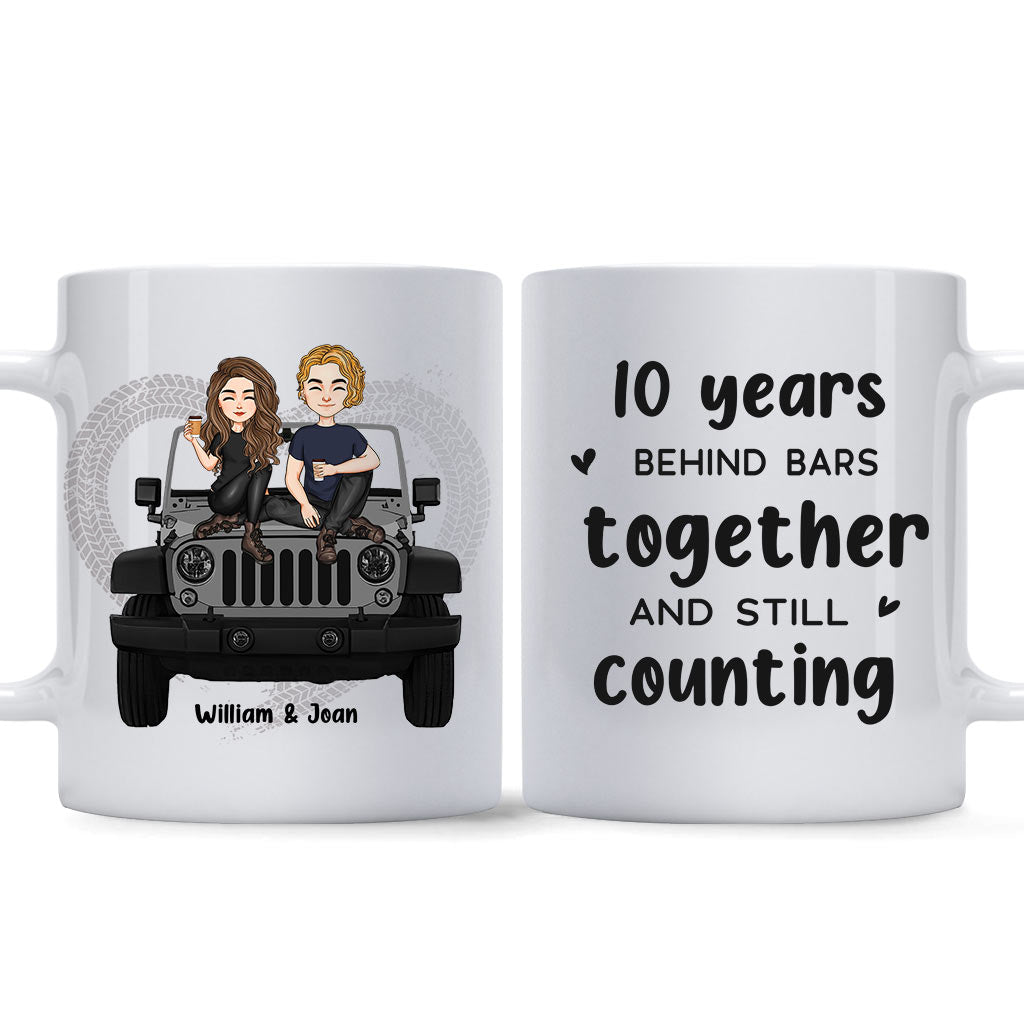 Personalized Couple Car Mug Custom Name 11oz Gift for Anniversary Mug GradoCreations