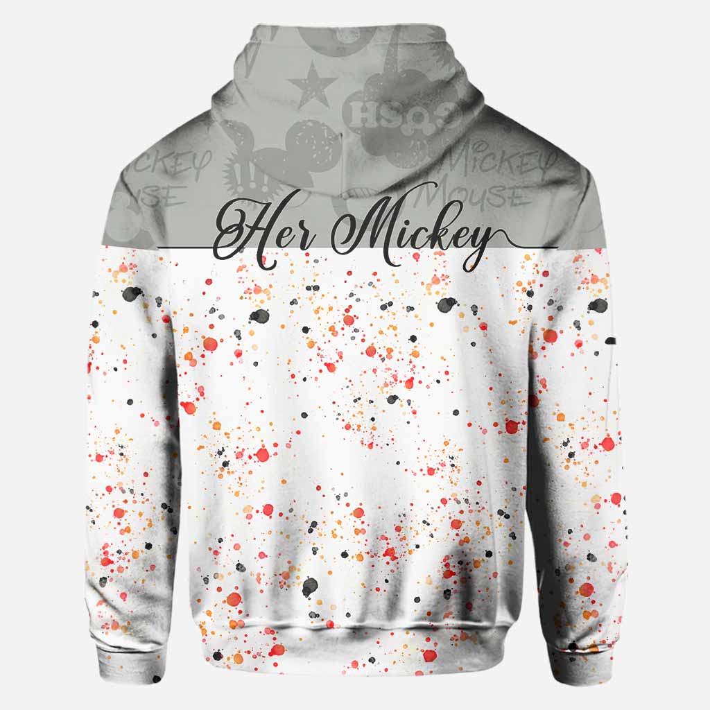 Personalized Couple Mouse Hoodies Custom Name Gift for Him & Her All Over Shirt GradoCreations
