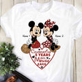 Personalized Couple Mouse T-shirt & Hoodie Gift for Anniversary T-shirt & Hoodie GradoCreations