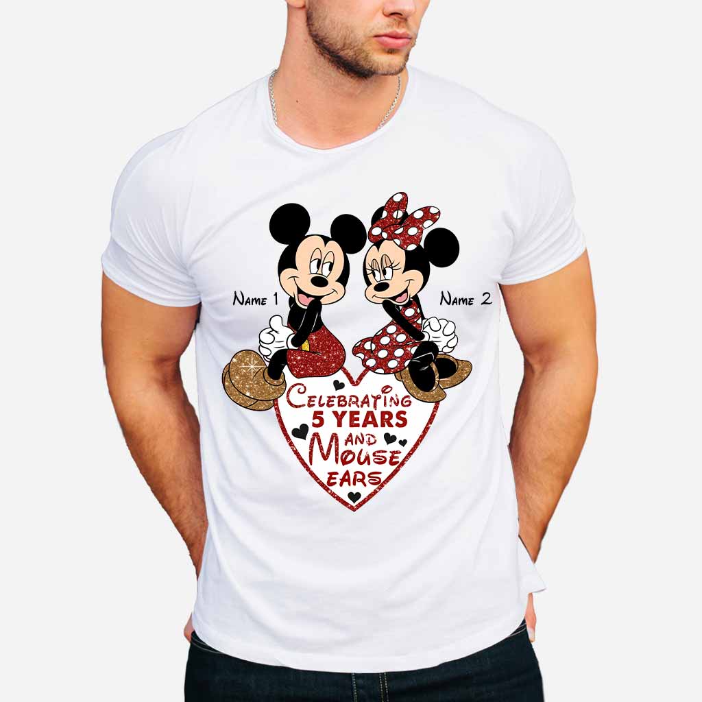 Personalized Couple Mouse T-shirt & Hoodie Gift for Anniversary T-shirt & Hoodie GradoCreations