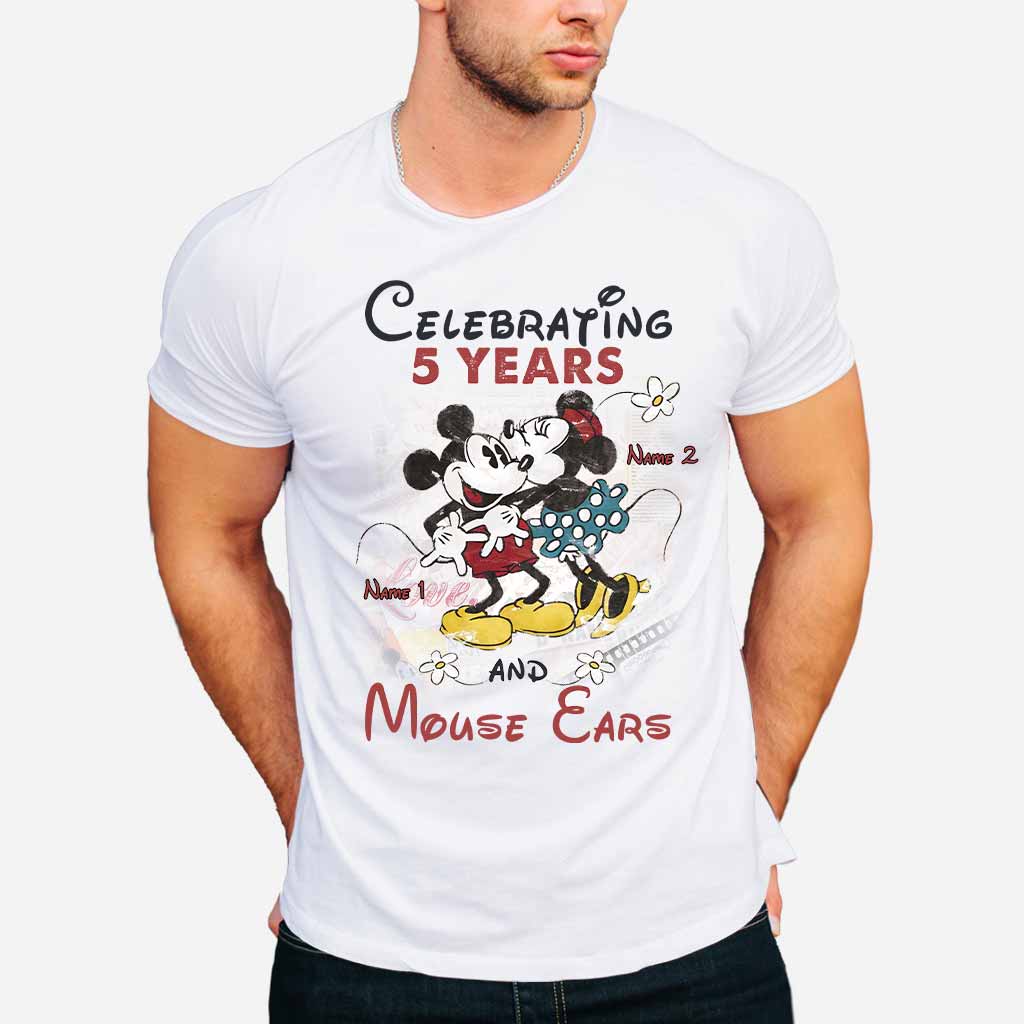 Personalized Couple Mouse T-shirt and Hoodie for Anniversary Gift T-shirt & Hoodie GradoCreations