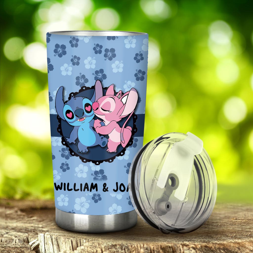 Personalized Couple Tumbler Custom Name Love Quote Gift Tumbler GradoCreations