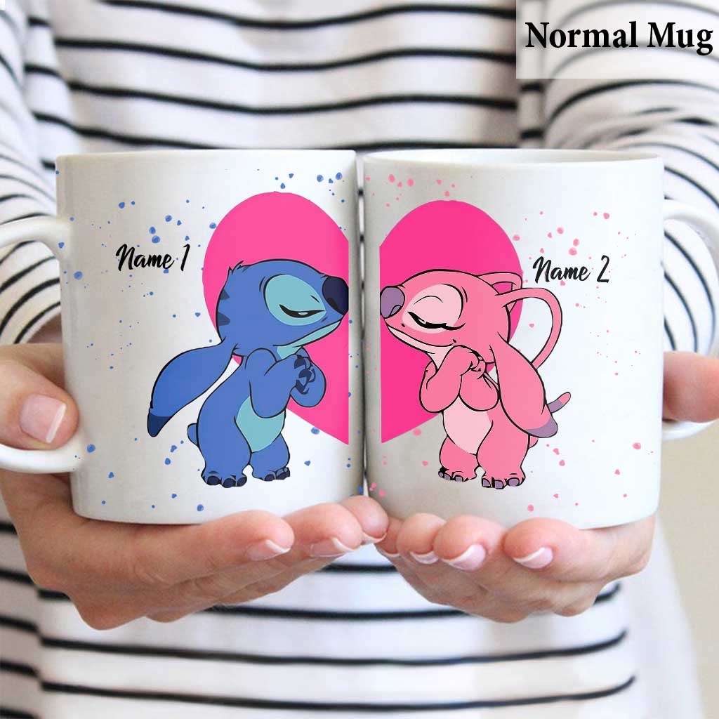 Personalized Couple Ohana Mug Custom Name Gift for Valentine’s Day Mug GradoCreations
