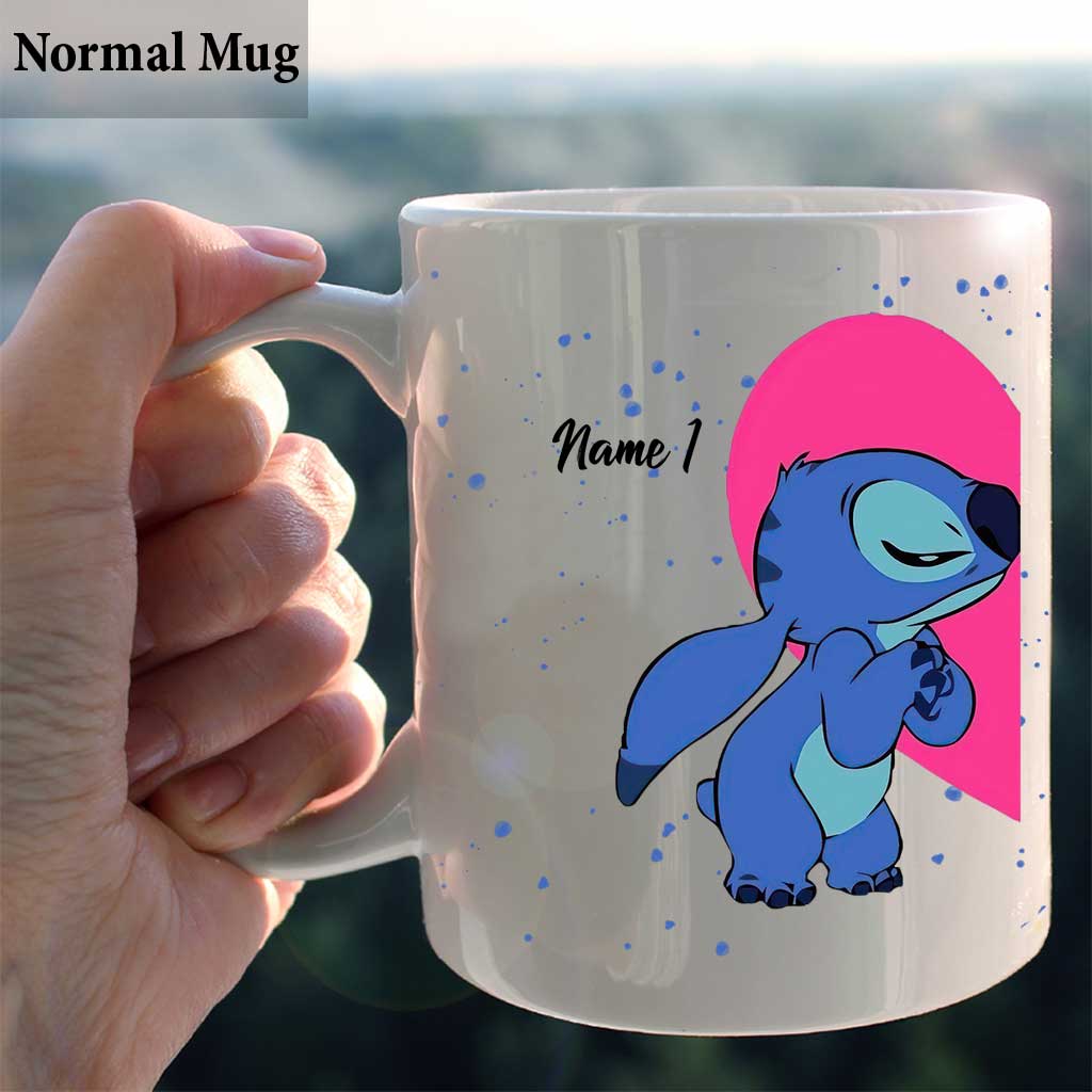 Personalized Couple Ohana Mug Custom Name Gift for Valentine’s Day Mug GradoCreations