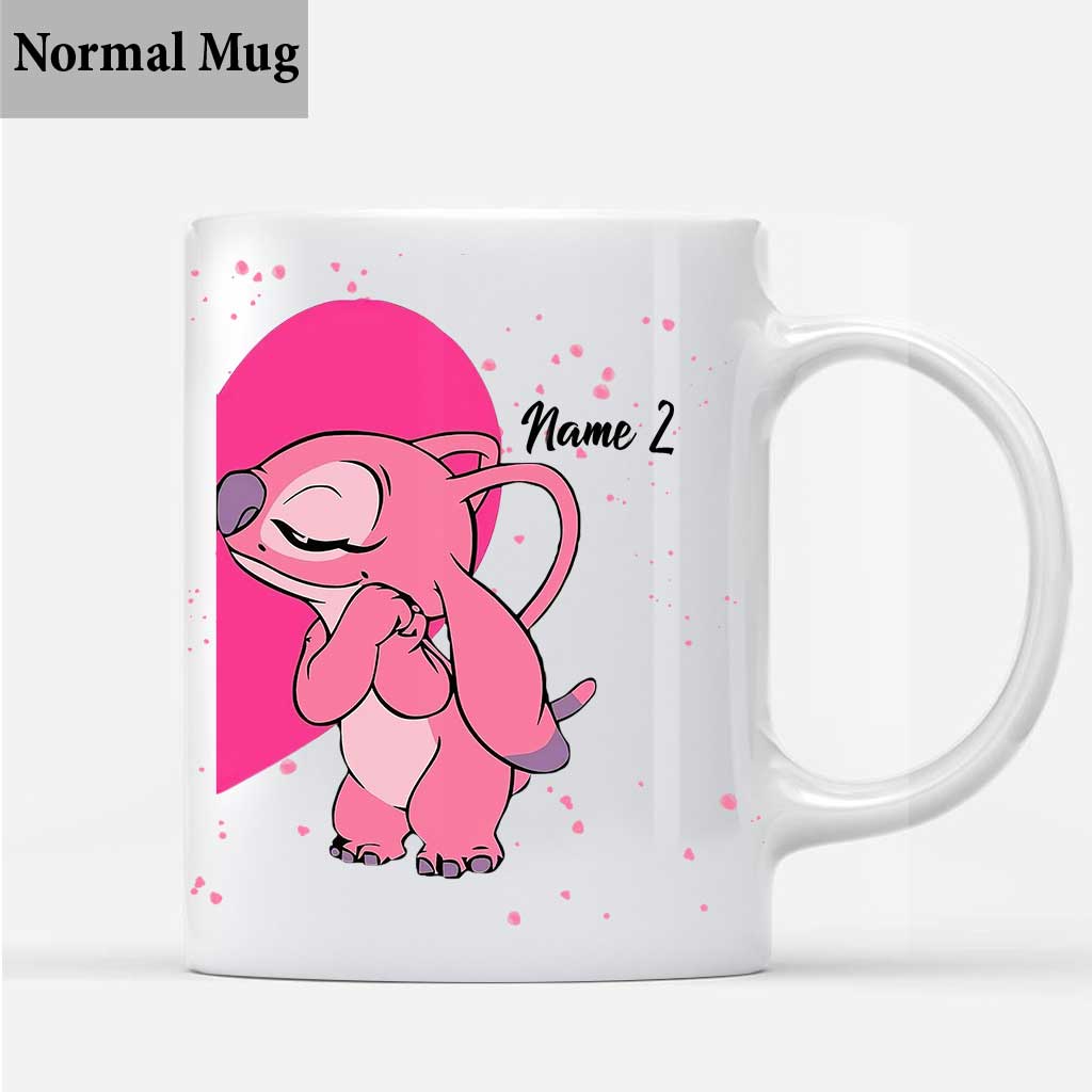 Personalized Couple Ohana Mug Custom Name Gift for Valentine’s Day Mug GradoCreations