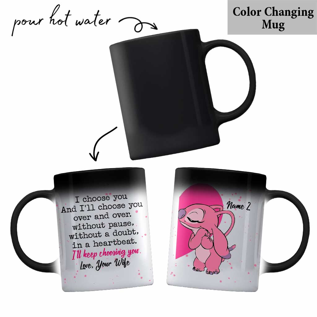 Personalized Couple Ohana Mug Custom Name Gift for Valentine’s Day Mug GradoCreations