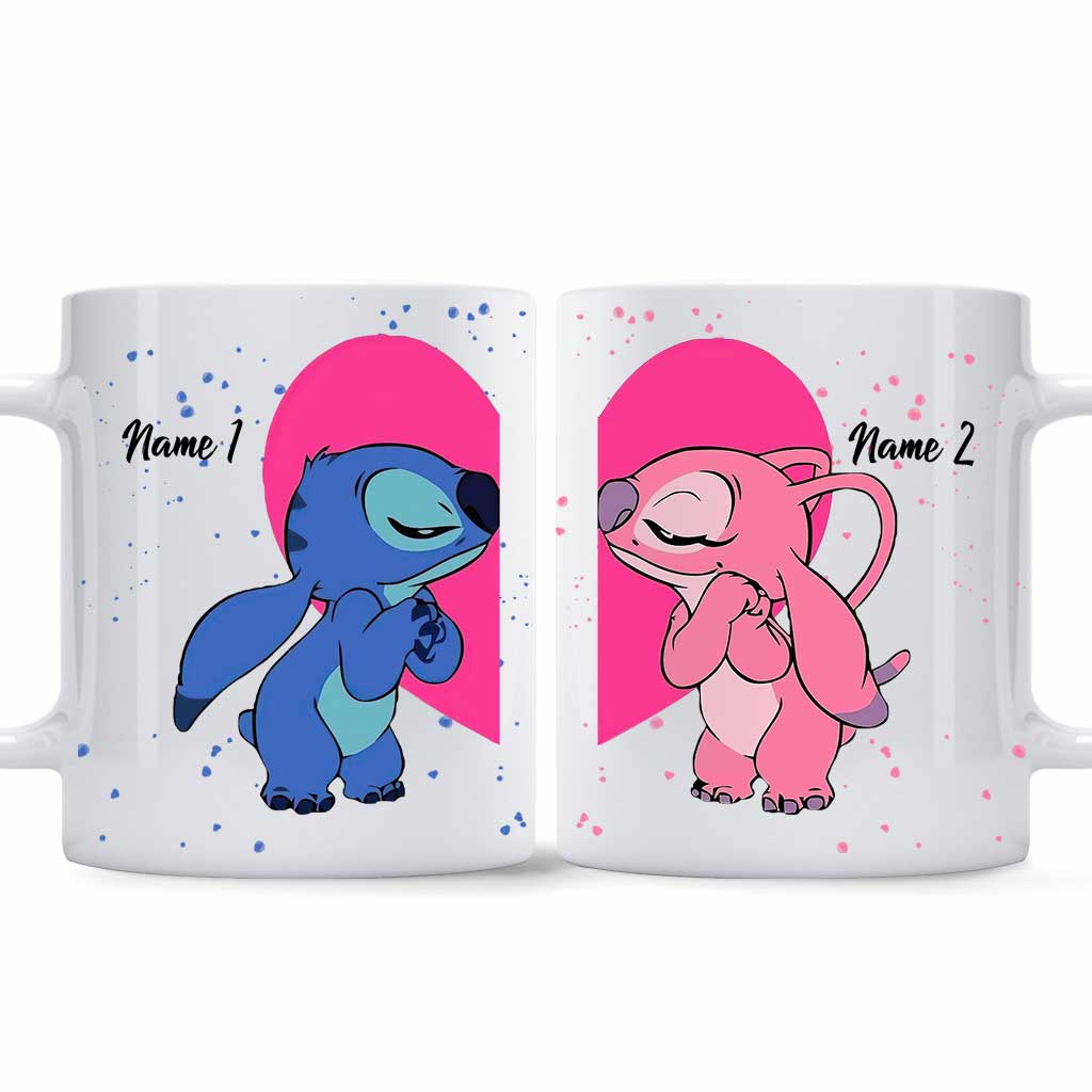 Personalized Couple Ohana Mug Custom Name Gift for Valentine’s Day Mug GradoCreations