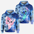 Personalized Ohana Hoodies for Couples Custom Names Gift All Over Shirt GradoCreations
