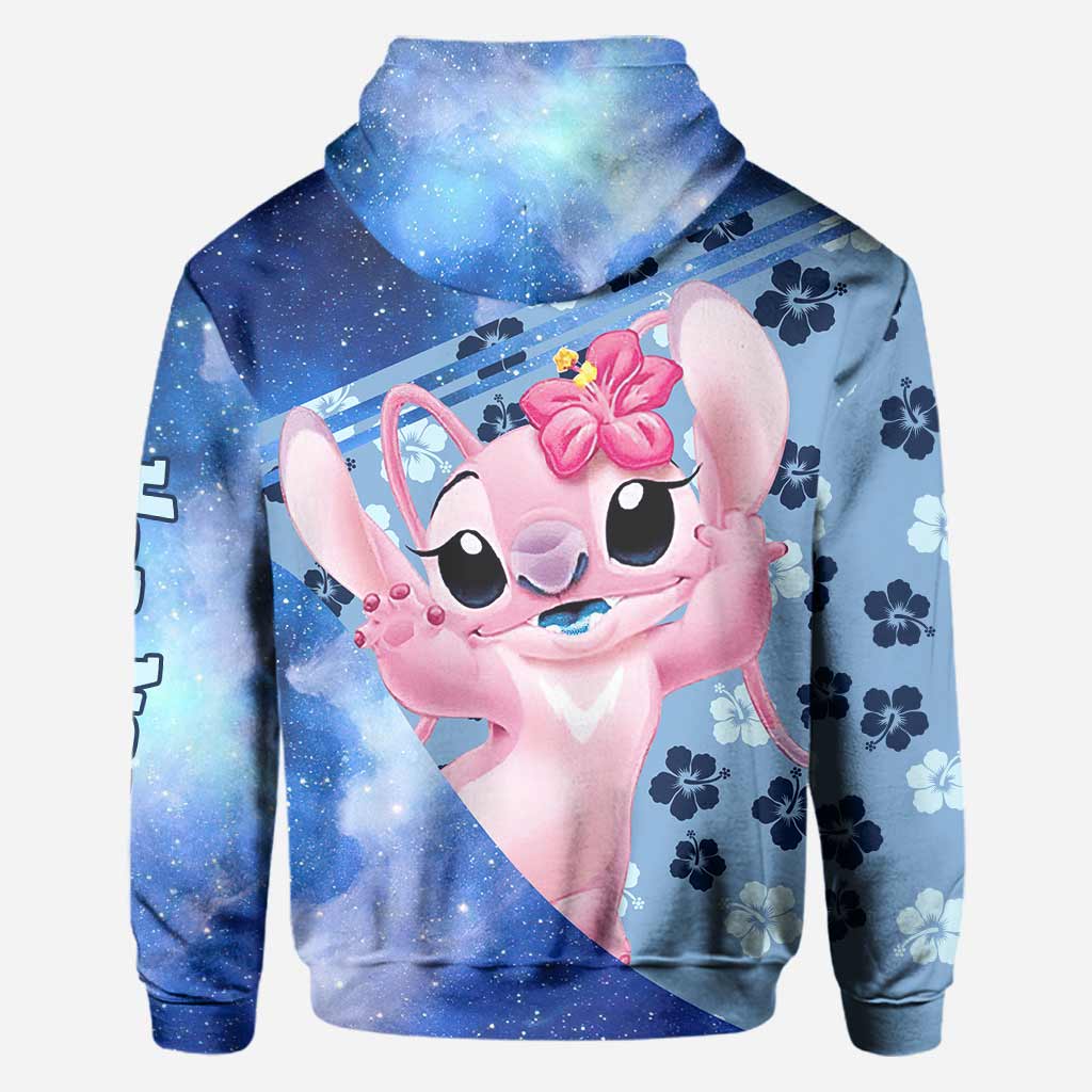 Personalized Ohana Hoodies for Couples Custom Names Gift All Over Shirt GradoCreations