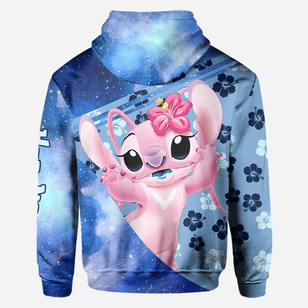 Personalized Ohana Hoodies for Couples Custom Names Gift All Over Shirt GradoCreations