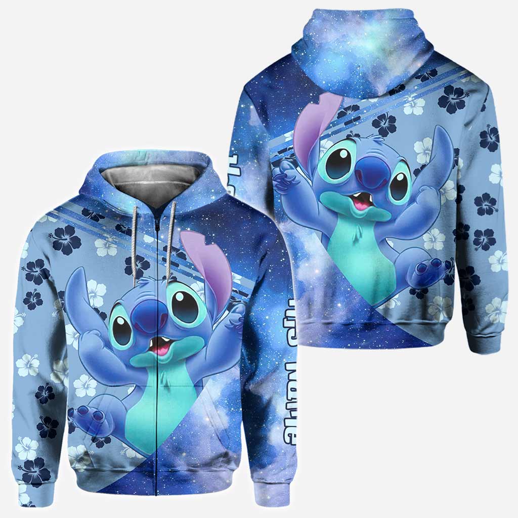 Personalized Ohana Hoodies for Couples Custom Names Gift All Over Shirt GradoCreations