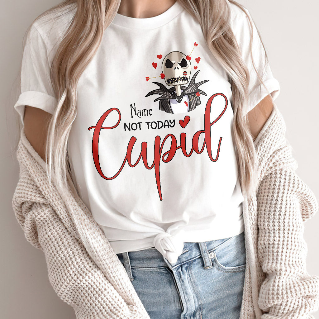 Personalized Not Today Cupid T-shirt & Hoodie Gift for Valentine T-shirt & Hoodie GradoCreations
