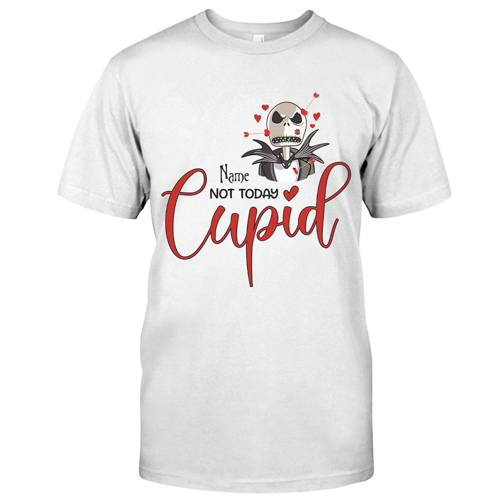 Personalized Not Today Cupid T-shirt & Hoodie Gift for Valentine T-shirt & Hoodie GradoCreations