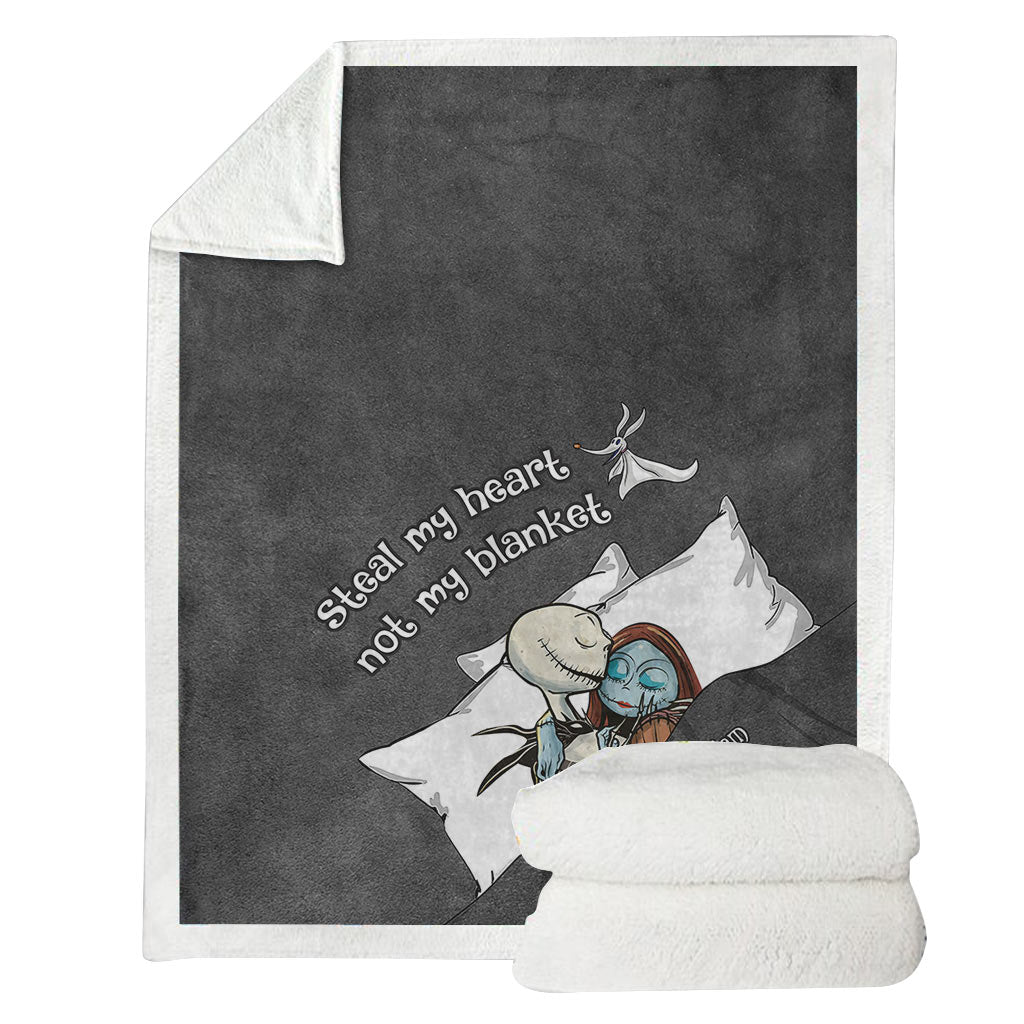 Personalized Couple Blanket Custom Name Romantic Gift Blanket GradoCreations