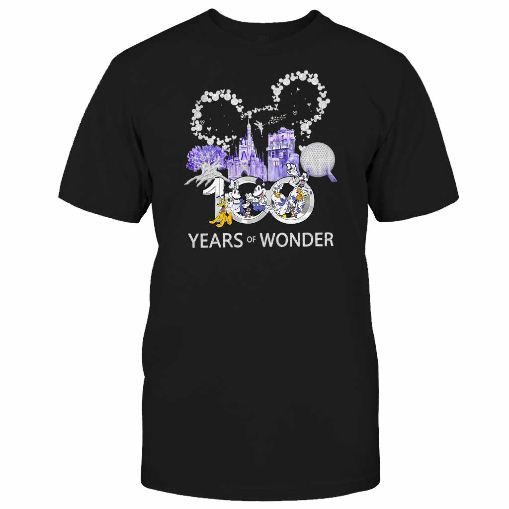 100 Years of Wonder T-shirt & Hoodie for Disney Fans T-shirt & Hoodie GradoCreations
