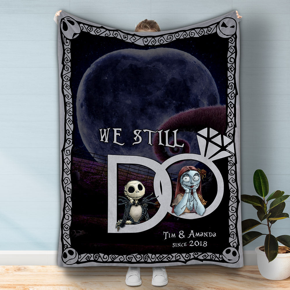Personalized Couple Blanket We Still Do Custom Date Gift Blanket GradoCreations