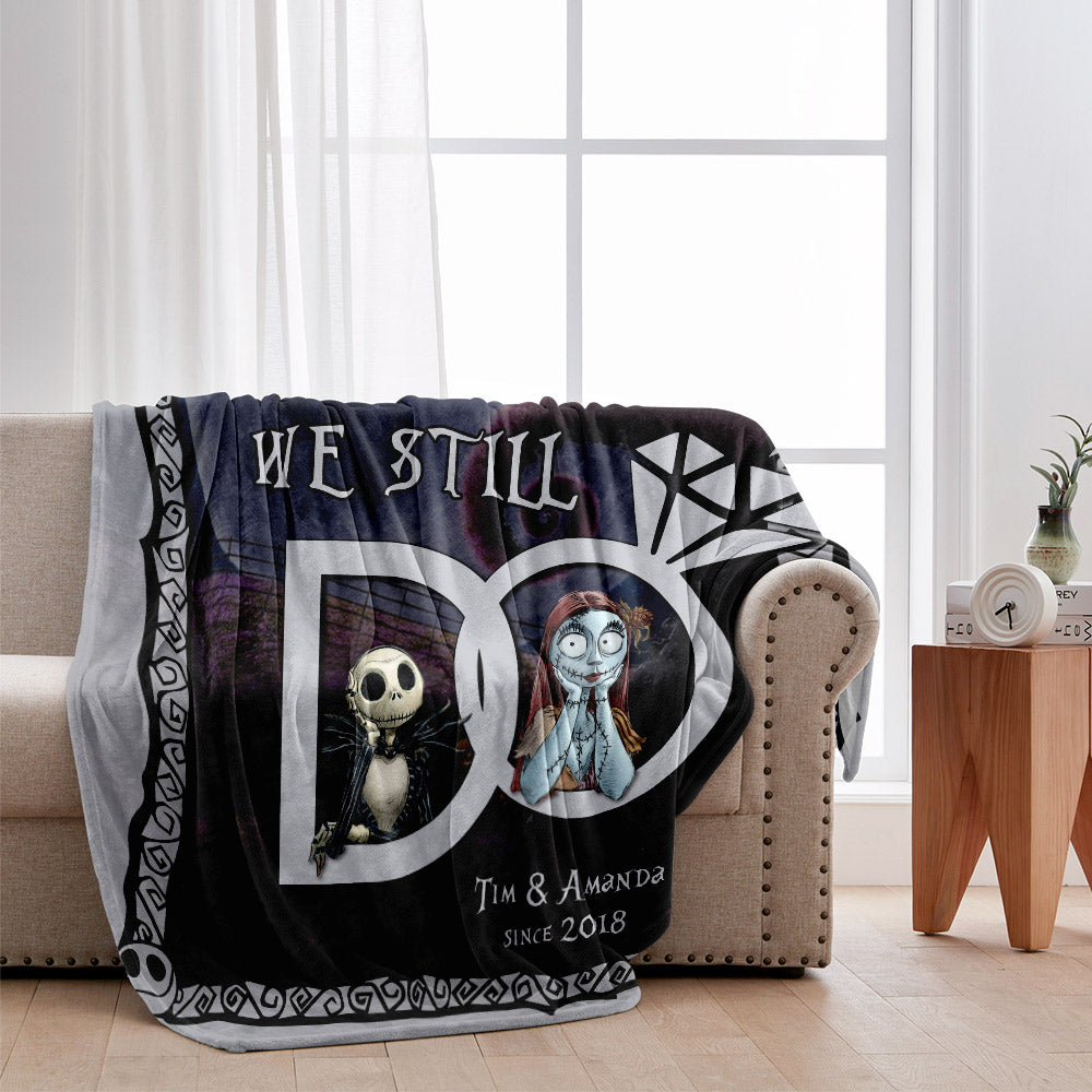 Personalized Couple Blanket We Still Do Custom Date Gift Blanket GradoCreations