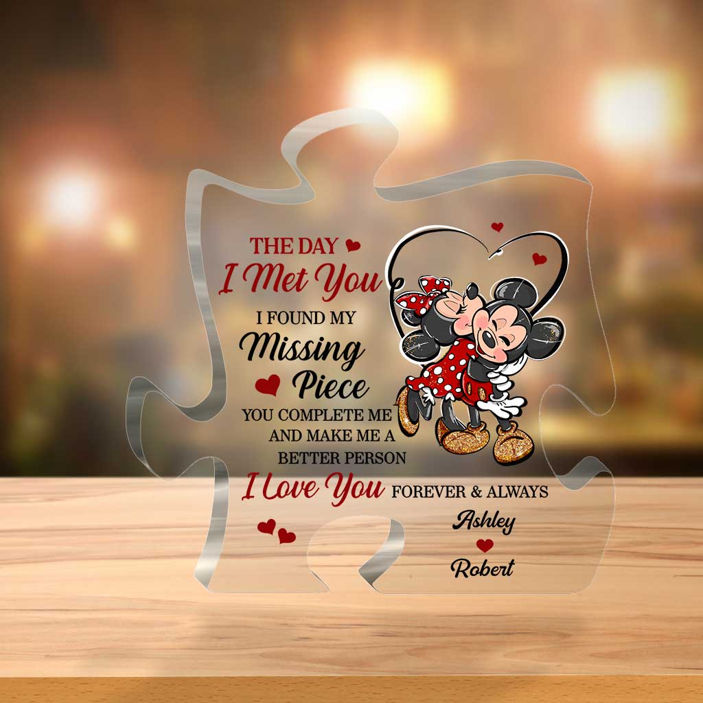 Personalized Couple Acrylic Plaque Custom Name Gift for Anniversary Custom Shaped Acrylic Plaque GradoCreations