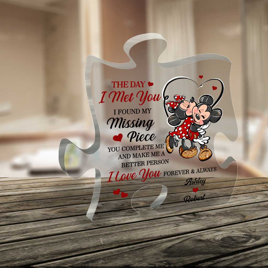 Personalized Couple Acrylic Plaque Custom Name Gift for Anniversary Custom Shaped Acrylic Plaque GradoCreations
