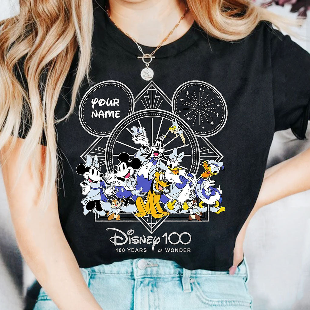 Personalized Disney 100 Years T-shirt & Hoodie with Custom Name for Birthday & Christmas T-shirt & Hoodie GradoCreations