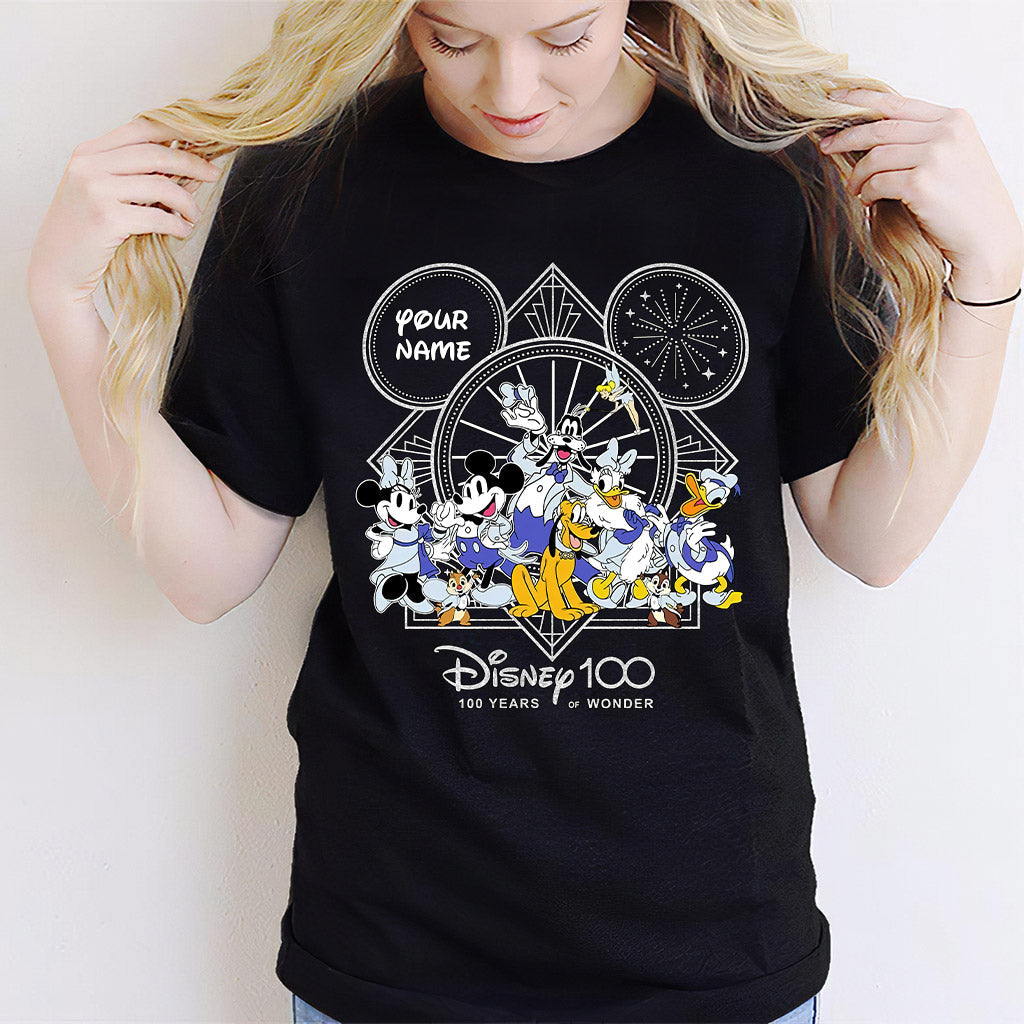 Personalized Disney 100 Years T-shirt & Hoodie with Custom Name for Birthday & Christmas T-shirt & Hoodie GradoCreations