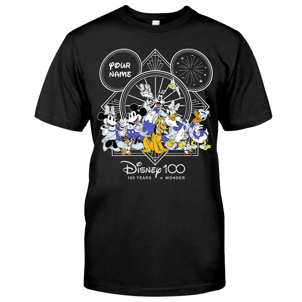 Personalized Disney 100 Years T-shirt & Hoodie with Custom Name for Birthday & Christmas T-shirt & Hoodie GradoCreations