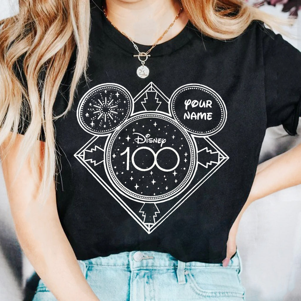 Personalized Disney 100 Celebration T-shirt & Hoodie for Kids & Adults T-shirt & Hoodie GradoCreations