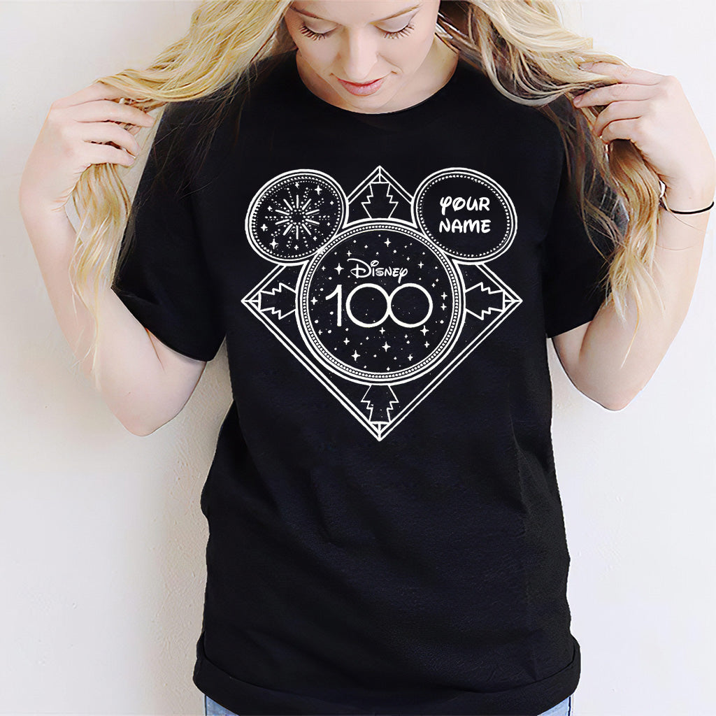 Personalized Disney 100 Celebration T-shirt & Hoodie for Kids & Adults T-shirt & Hoodie GradoCreations