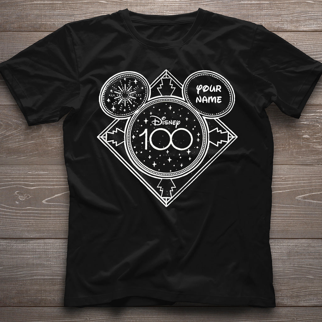 Personalized Disney 100 Celebration T-shirt & Hoodie for Kids & Adults T-shirt & Hoodie GradoCreations