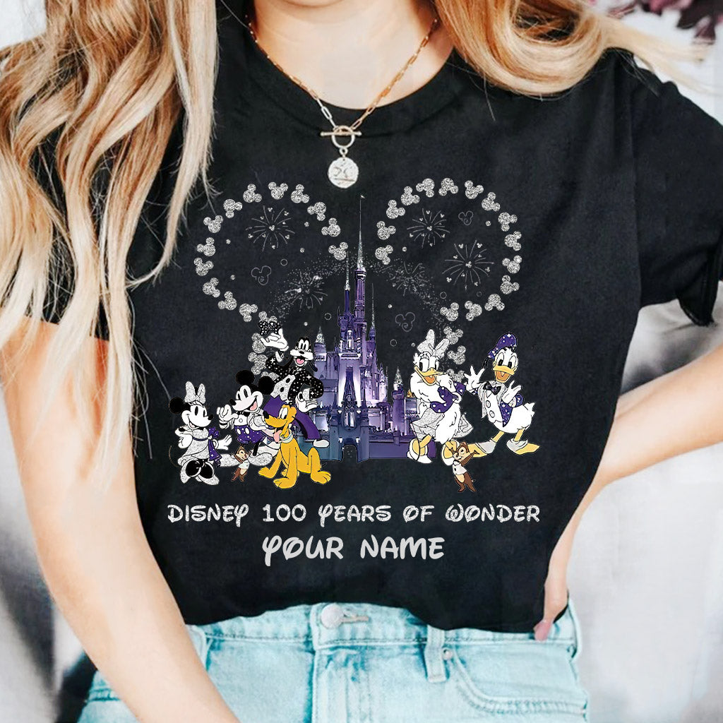 Personalized Disney 100 Years of Wonder T-shirt & Hoodie Gift T-shirt & Hoodie GradoCreations