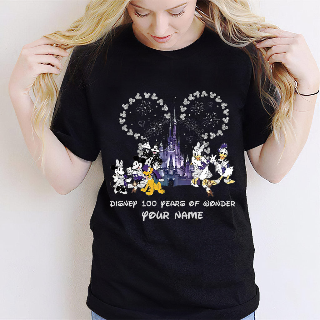 Personalized Disney 100 Years of Wonder T-shirt & Hoodie Gift T-shirt & Hoodie GradoCreations