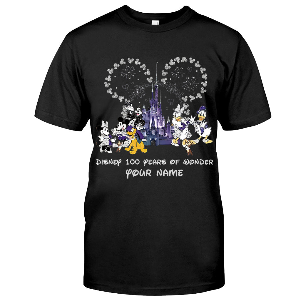 Personalized Disney 100 Years of Wonder T-shirt & Hoodie Gift T-shirt & Hoodie GradoCreations