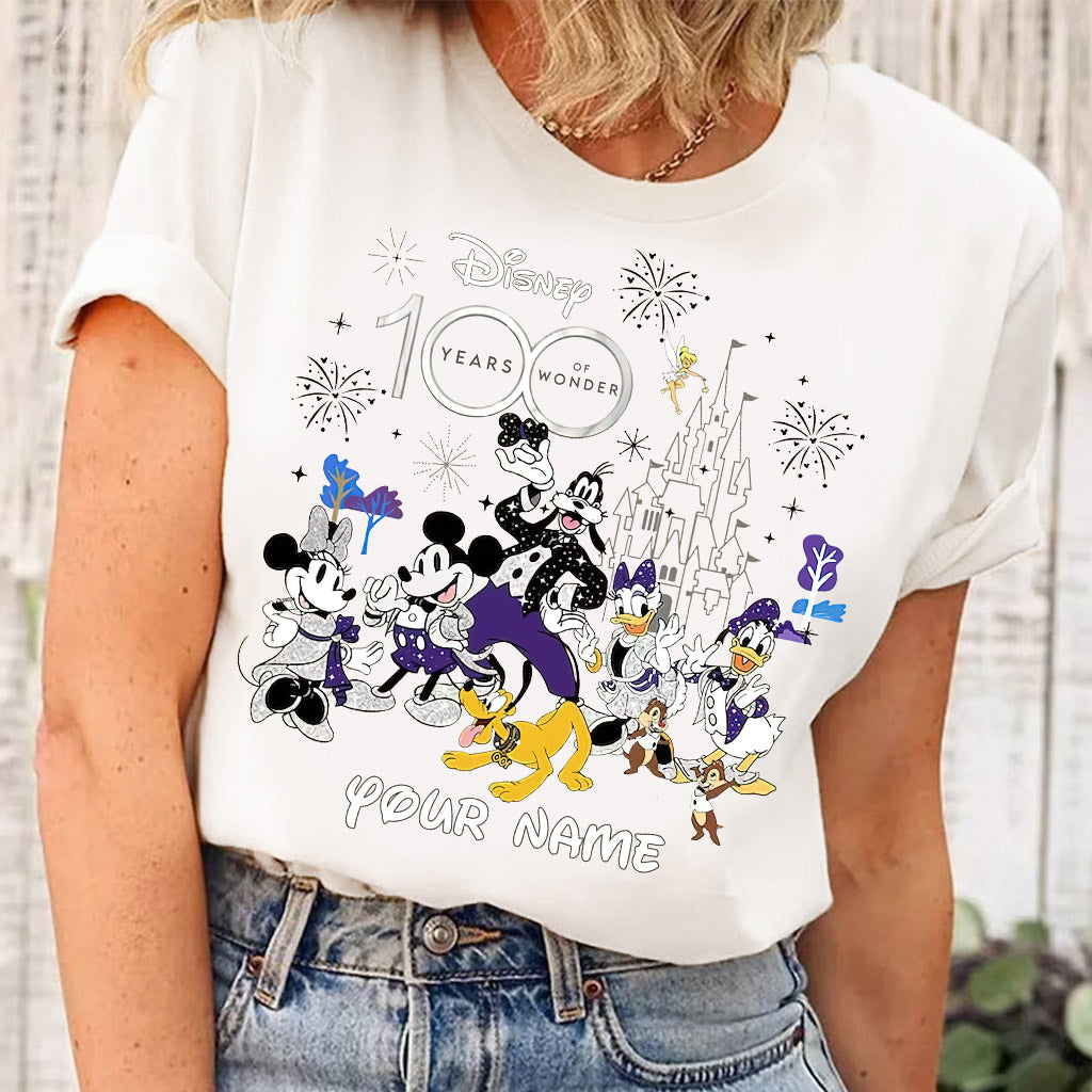 Personalized Disney 100 Years of Wonder T-shirt & Hoodie Gift T-shirt & Hoodie GradoCreations