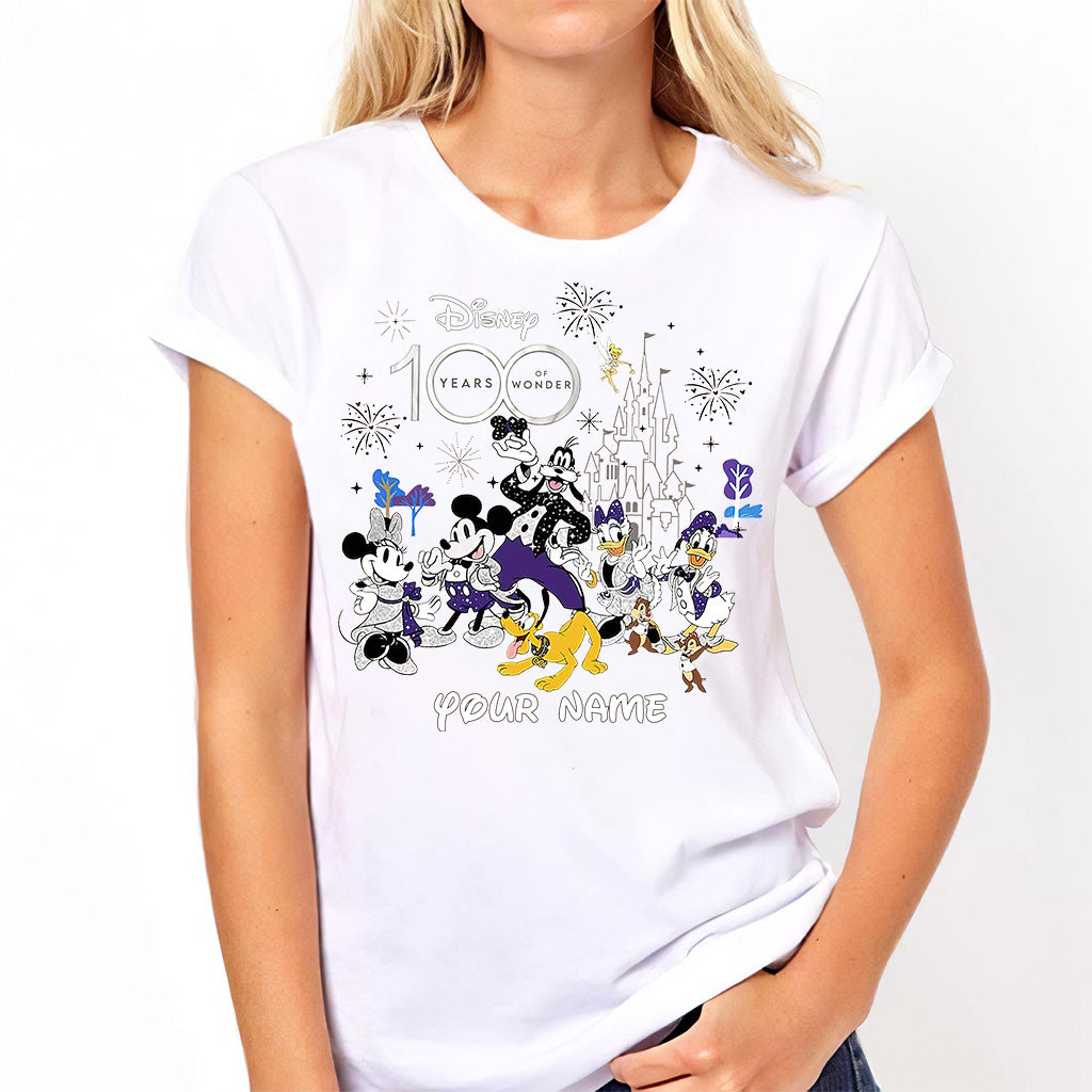 Personalized Disney 100 Years of Wonder T-shirt & Hoodie Gift T-shirt & Hoodie GradoCreations