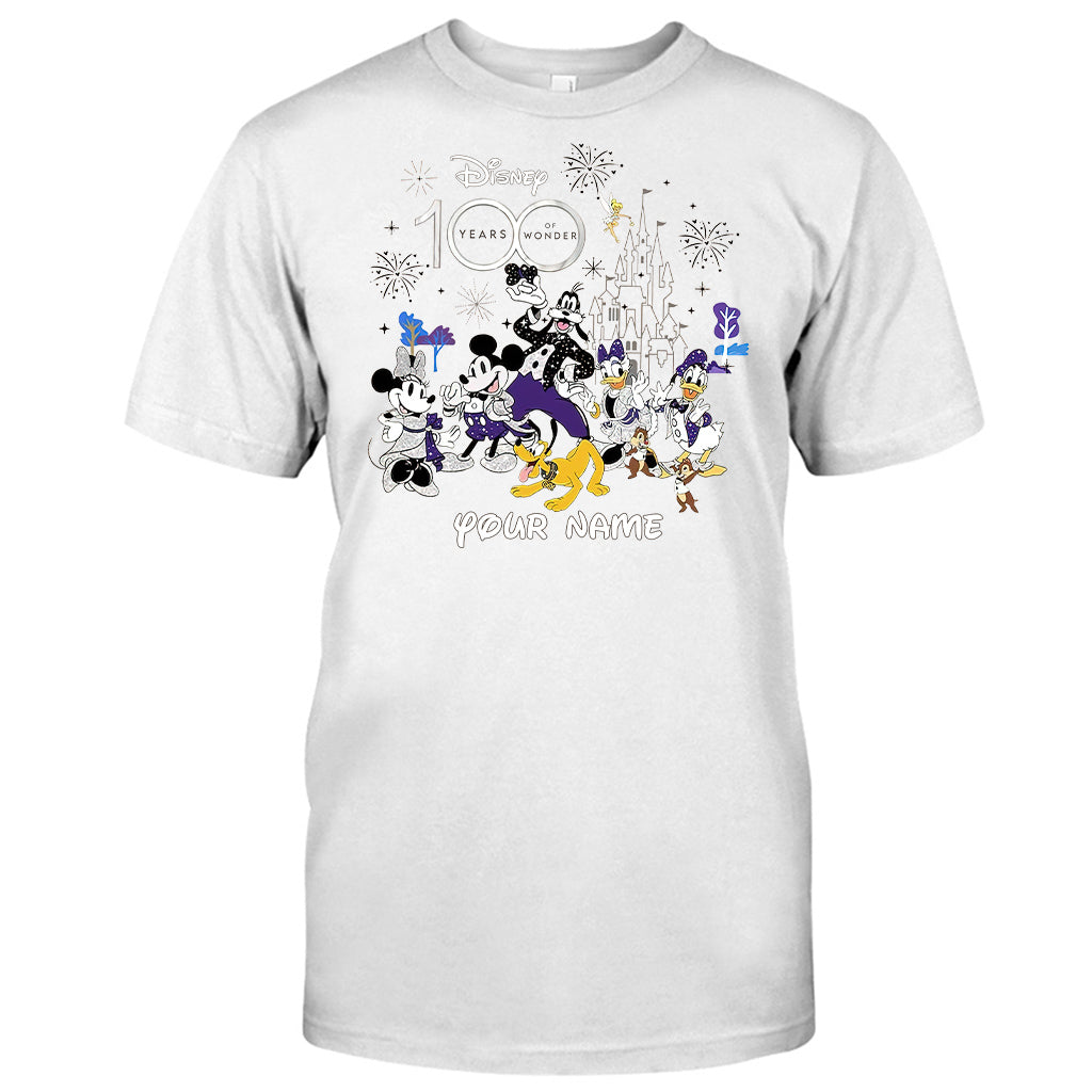 Personalized Disney 100 Years of Wonder T-shirt & Hoodie Gift T-shirt & Hoodie GradoCreations