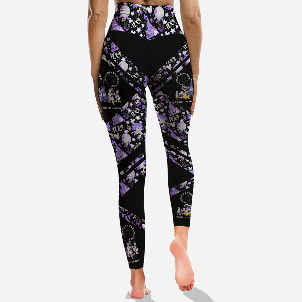 Personalized Disney 100 Years of Wonder Hoodie & Leggings Set Hoodie & Leggings GradoCreations