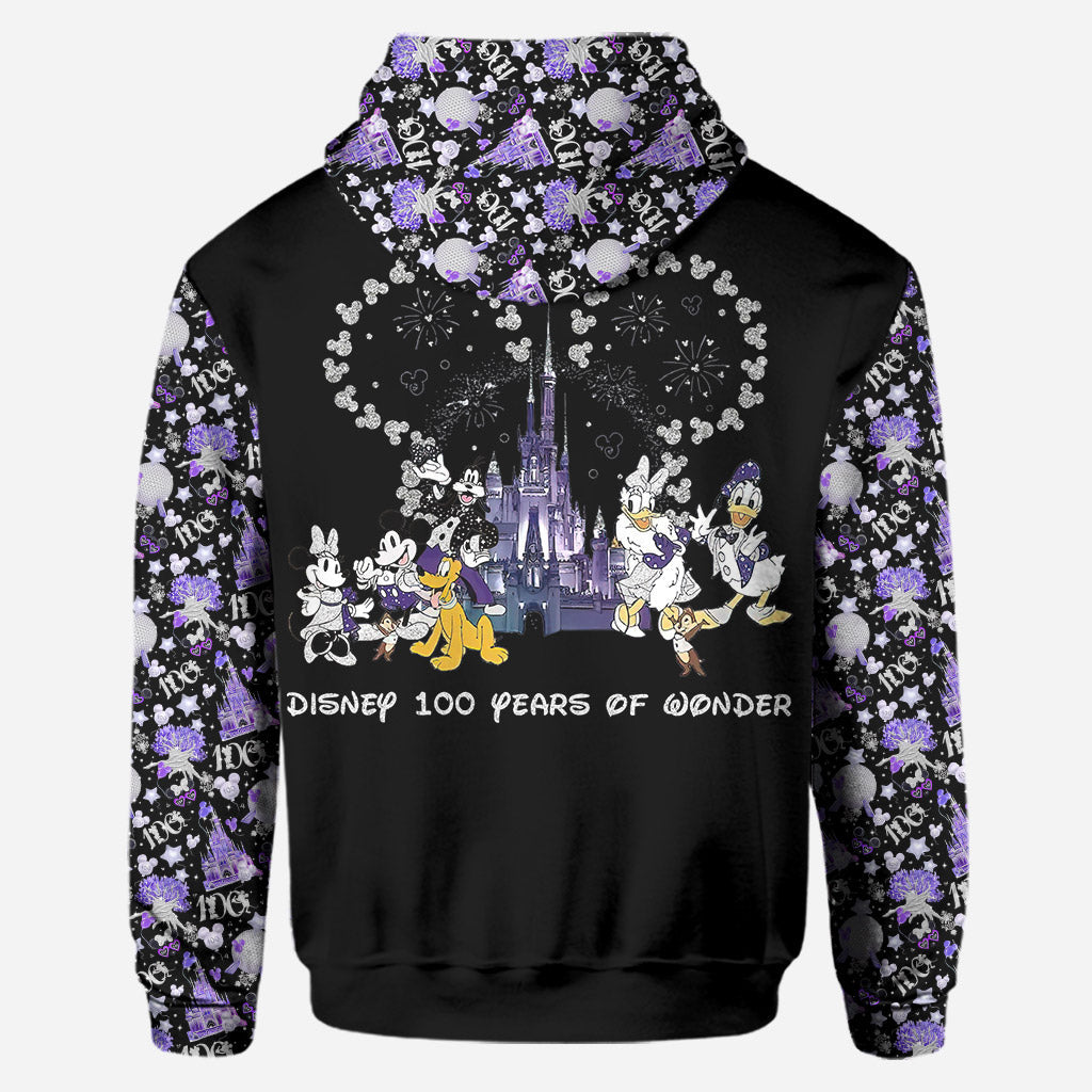 Personalized Disney 100 Years of Wonder Hoodie & Leggings Set Hoodie & Leggings GradoCreations