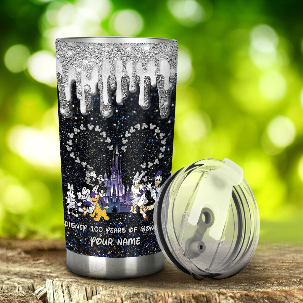 Personalized 100 Years of Wonder Mouse Tumbler Custom Name Gift Tumbler GradoCreations