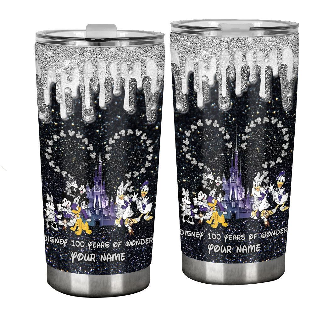 Personalized 100 Years of Wonder Mouse Tumbler Custom Name Gift Tumbler GradoCreations