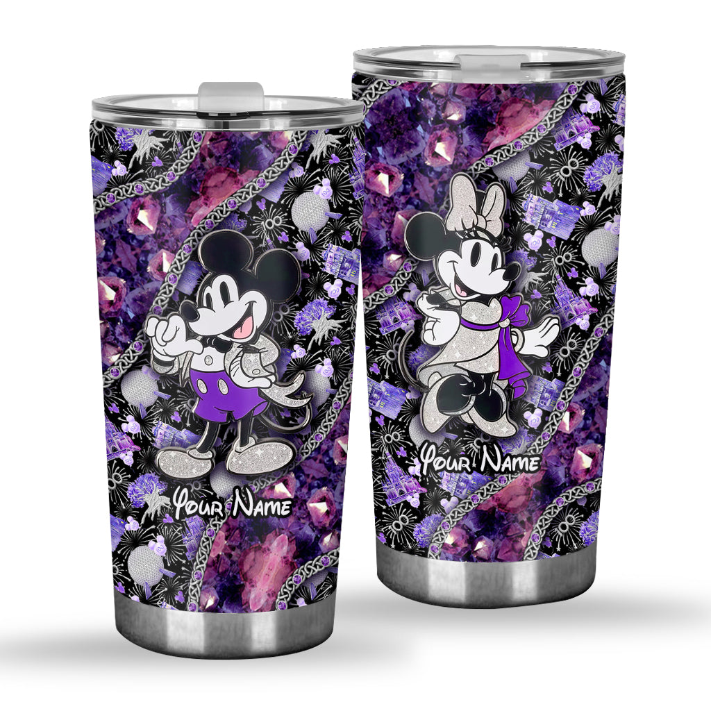 Personalized Mickey Mouse Tumbler Custom Name 100th Anniversary Gift Tumbler GradoCreations