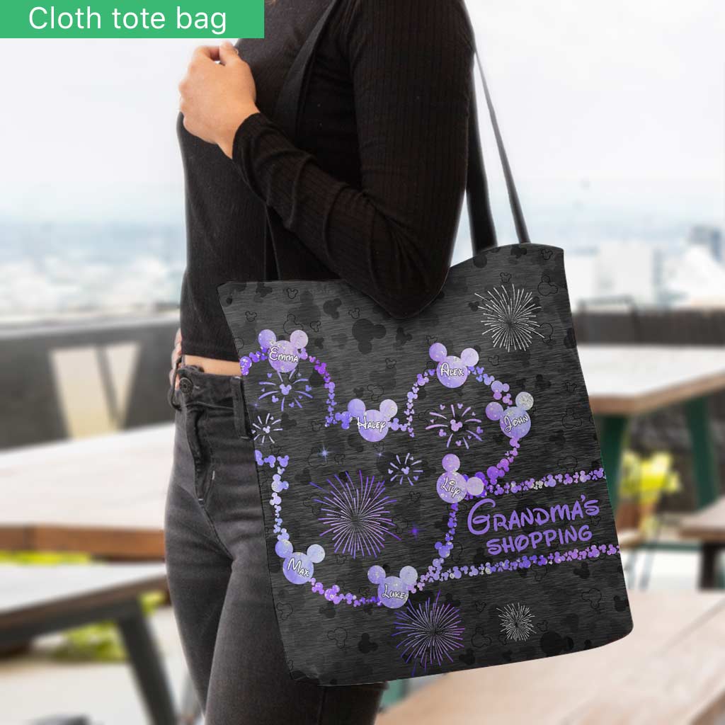 Personalized Grandma Tote Bag Custom Name Gift for Mother's Day Tote Bag GradoCreations