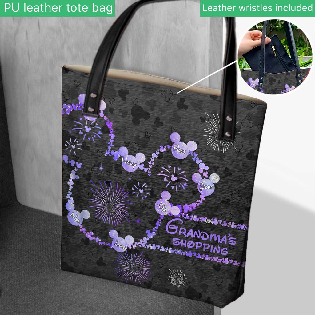 Personalized Grandma Tote Bag Custom Name Gift for Mother's Day Tote Bag GradoCreations