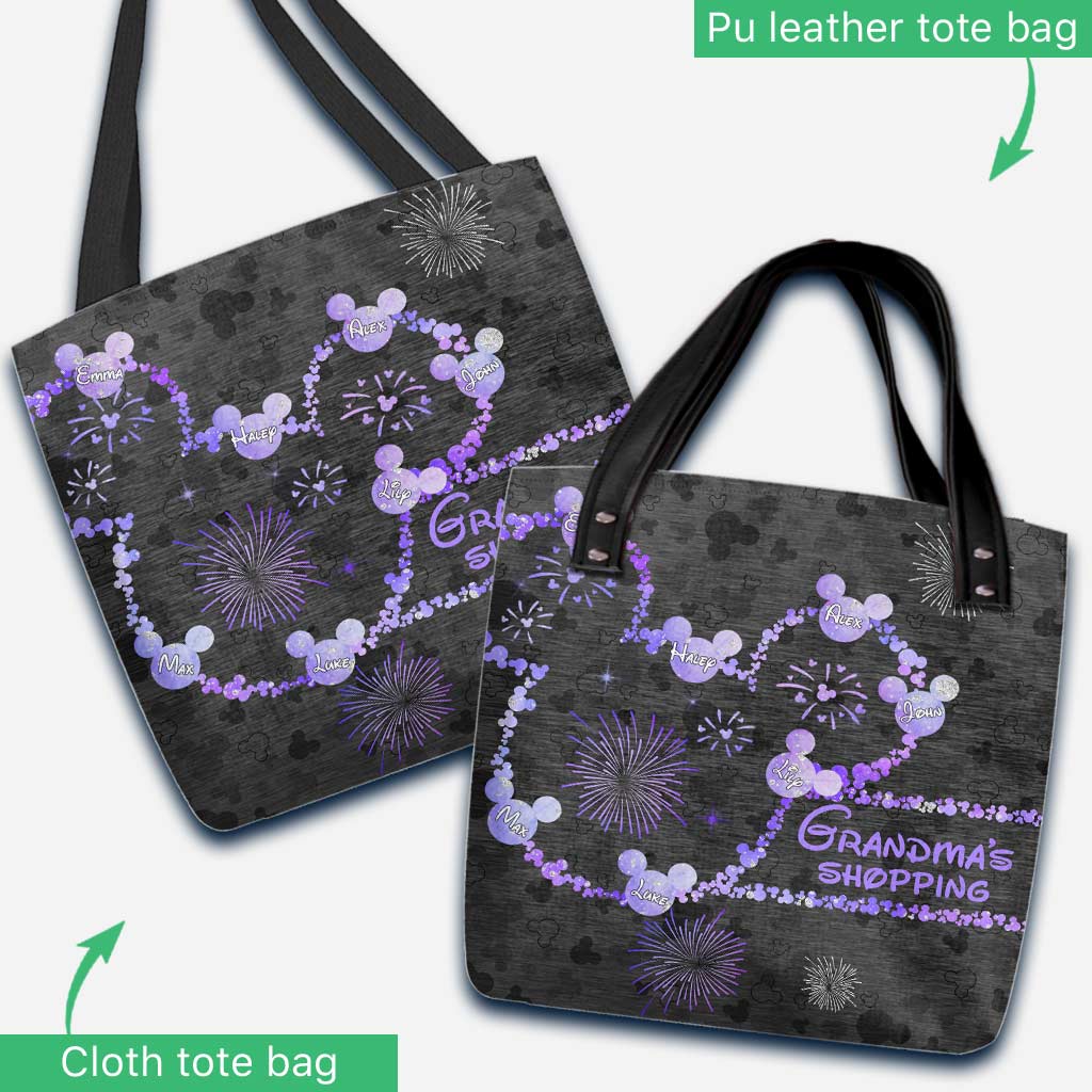 Personalized Grandma Tote Bag Custom Name Gift for Mother's Day Tote Bag GradoCreations